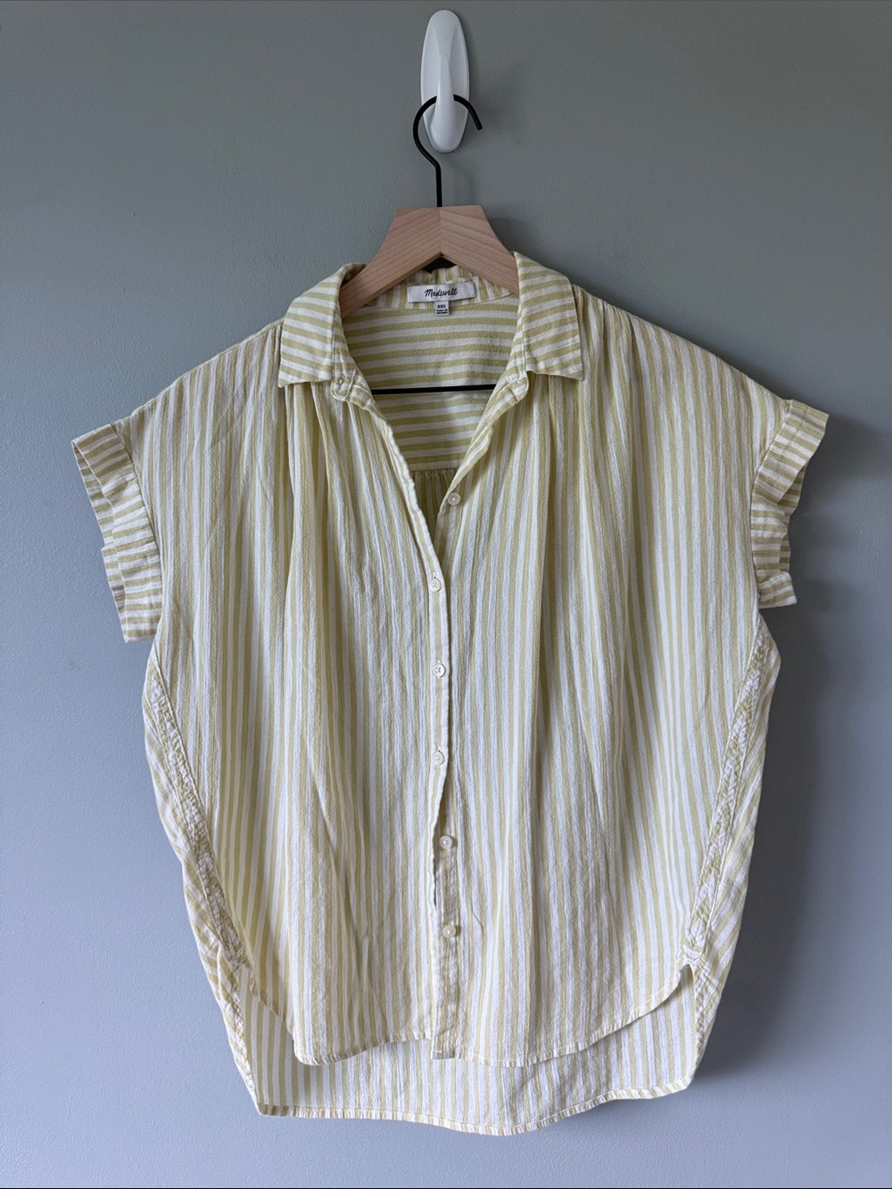 Madewell Central Shirt - XXS - 100% Cotton
